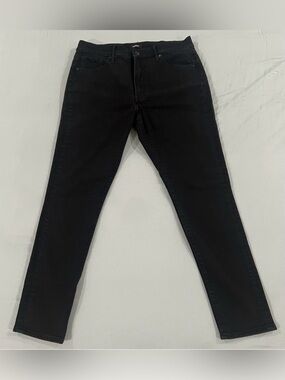 Express Woman’s Mid-Rise Skinny Jeans Black Denim Size 12 Regular